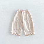 【80-130】パンツ 女の子 フリル 無地 4色選べる - 画像 (9)