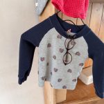 【80-130】長袖Tシャツ 女の子 ラグラン 合わせやすい - 画像 (8)