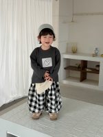 【73-110】パーカー 長袖 プリント カジュアル シンプル 男の子 - 画像 (2)