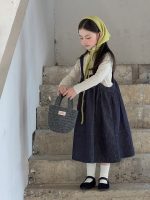 【100-160】ジャンパースカート インナー 女の子 おしゃれ 韓国風 やわらか - 画像 (9)