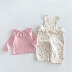 【80-130】トップスorサロペット 女の子 フリル カジュアル - 画像 (5)