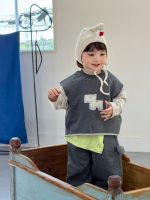 【73-110】二点セット ベスト+ズボン カジュアル 男の子 - 画像 (4)