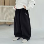 【90-160】パンツ 男の子 無地 刺繍 カジュアル - 画像 (8)