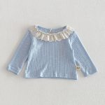 【73-100】サロペットorシャツ ベビー 可愛い ベージュ - 画像 (9)