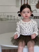 【73-100】Tシャツorスカート 女の子 レース おしゃれ - 画像 (4)