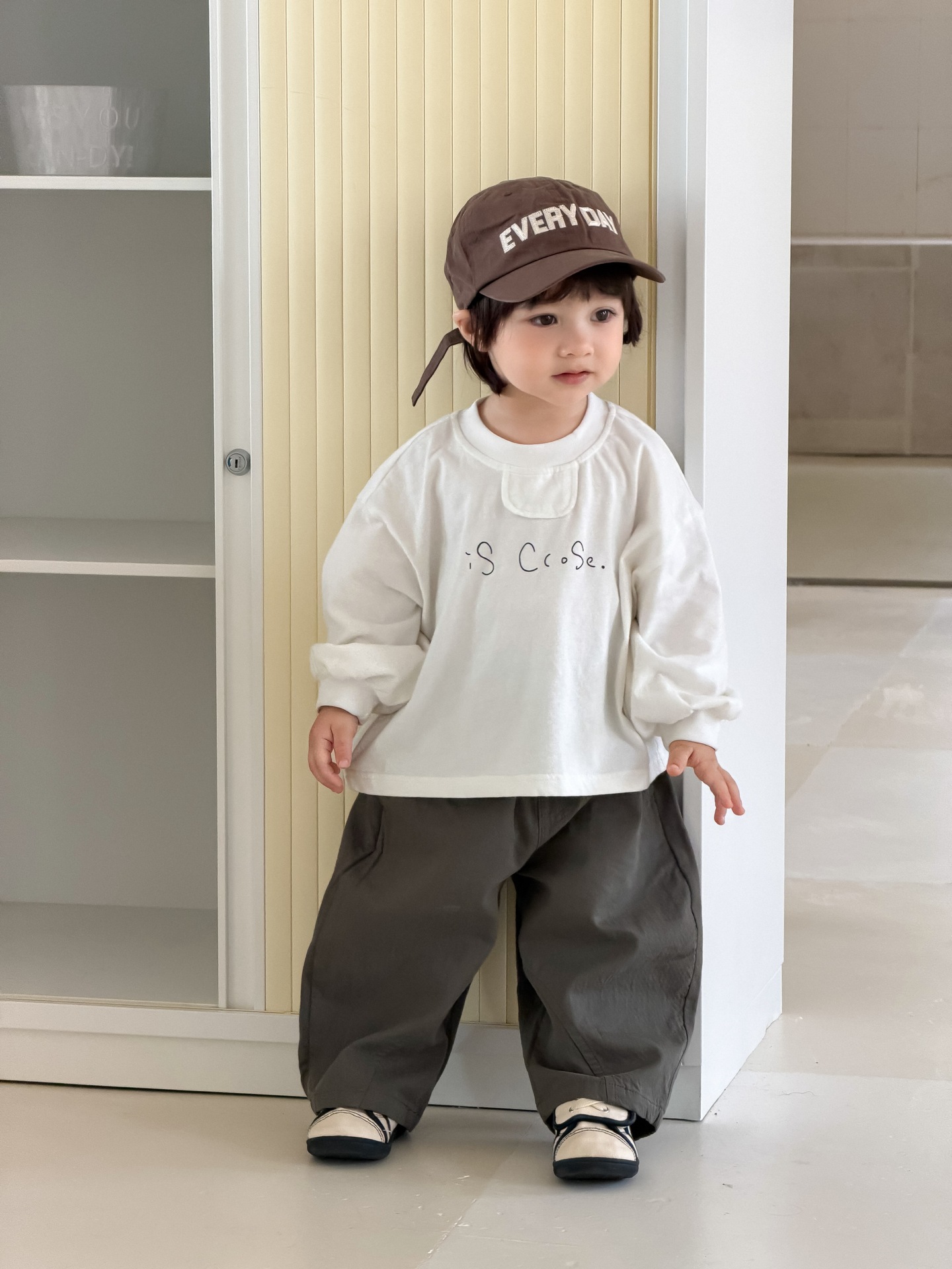 O1CN01TNaJajiE3yG2vHAO_985232078-0-cib.jpg 【73-110】Tシャツ 立体感 ラウンドネック 長袖 男の子 - 画像 (1)
