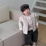 【73-110】アウター パーカー  韓国風 カジュアル 男の子 - 画像 (7)