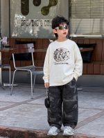 【90-160】トレーナー ラウンドネック 長袖 プリント 男の子 - 画像 (3)