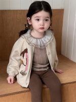 【73-110】カーディガン トップス ニット 折り襟 女の子 - 画像 (3)