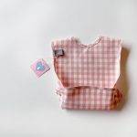 【GOODS】食事エプロン チェック柄 ノースリープ かわいい - 画像 (4)