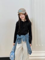 【100-170】トップス 女の子 シンプル 合わせやすい 韓国風 - 画像 (3)