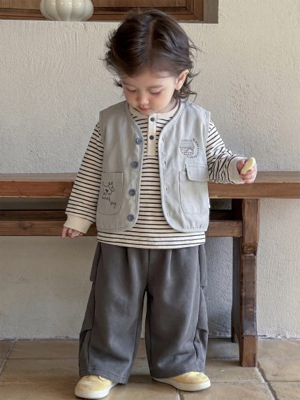 【73-130】ベストorセットアップ 男の子 ゆったり 着せやすい