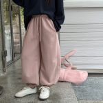 【100-170】パンツ 女の子 スポーツ ゆったり 8色選べる - 画像 (9)