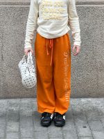 【90-150】ストレートパンツ 女の子 アルファベット ゆったり - 画像 (5)