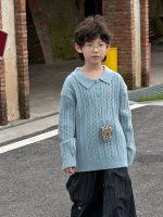 【90-160】セーター 折り襟 ニット 長袖 男の子 - 画像 (3)