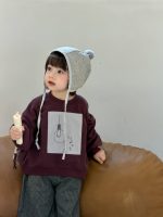 【73-110】パーカー プリント ラウンドネック 長袖 合わせやすい 男の子 - 画像 (7)