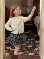 【90-150】カーディガン 女の子 クラシック ポロカラー ケーブルニット - 画像 (10)