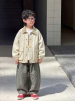 【90-160】ジャケットorトレーナーorパンツ 男の子 韓国風 レトロ カジュアル - 画像 (12)