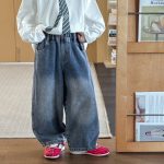 【90-160】パンツ 男の子 デニム カジュアル ゆったり - 画像 (3)