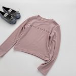 【90-150】長袖Tシャツ 女の子 シンプル アルファベット スリムシルエット - 画像 (24)