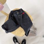 【80-130】パンツ 女の子 デニム トレンド - 画像 (7)