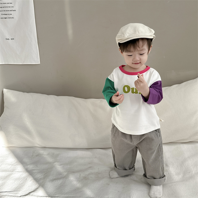 O1CN01Vy5Qlf1RDlx4MoRWE_985232078-0-cib.jpg 【73-100】Tシャツ プリント シンプル カジュアル 男の子 - 画像 (1)