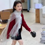【100-170】カーディガン 女の子 ニット レトロ 8色選べる - 画像 (7)