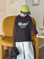 【90-160】長袖Ｔシャツ 男の子 プリント 英字 ラグラン - 画像 (5)