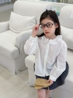 【100-170】シャツorスカート 女の子 フリル 折り襟 - 画像 (2)