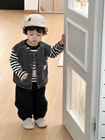 【73-110】ベスト Tシャツ デニム ストライブ 合わせやすい 男の子