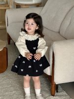 【73-110】トップス スカート サロペット 折り襟 女の子 - 画像 (6)