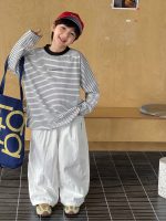 【90-160】長袖Tシャツ 男の子 英字 シンプル 合わせやすい - 画像 (6)