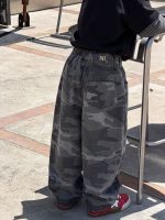 【90-160】ズボン カモフラージュ ゆったり かっこいい 合わせやすい 男の子 - 画像 (4)