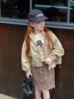 【90-150】長袖Tシャツ 女の子 着回しやすい シンプル カートゥーン - 画像 (12)
