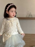 【73-110】セーター トップス スカート ニット 無地 カワイイ 女の子 - 画像 (8)
