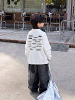 【90-160】パーカー 折り襟 フェイク 切り替え スポーツ風 合わせやすい 男の子 - 画像 (3)