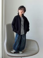 【100-150】アウター 無地 ハイネック ニット カジュアル 男の子 - 画像 (6)
