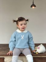 【73-110】セーターウサギ柄カワイイ合わせやすい女の子
