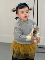 【73-110】セーター 韓国風 ラウンドネック 長袖 カジュアル 女の子 - 画像 (7)