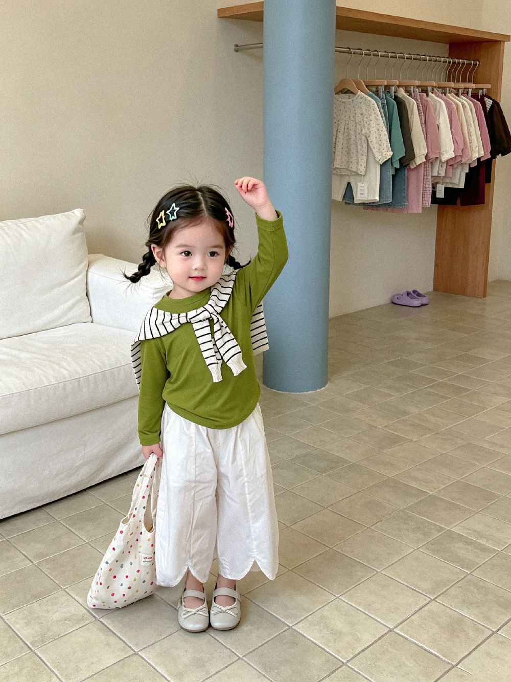 O1CN01YkJGHmLoRNI21syb_3642503534-0-cib.jpg 【73-120】トップスorパンツ 女の子 無地 7色選べる シンプル - 画像 (1)