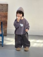 【73-110】パーカー 馬柄 ゆったり 男の子 - 画像 (2)