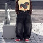 【90-160】ズボン デニム 無地 合わせやすい ゆったり 男の子 - 画像 (7)