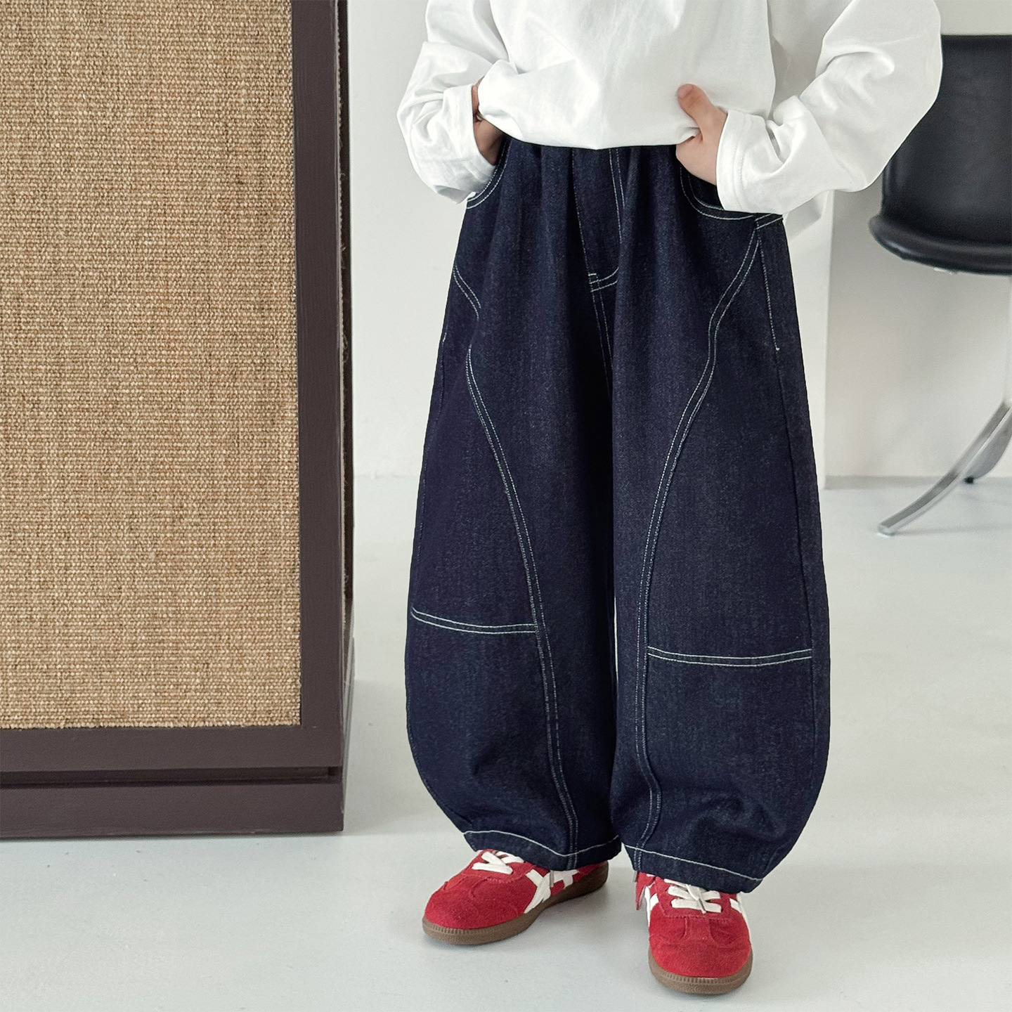 O1CN01Zkc34r1P8A5aIuNS1_3646241795-0-cib.jpg 【90-160】ボトムス 男の子 デニム アップリケ トレンド - 画像 (1)