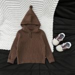 【73-120】トップスorパンツ 男の子 フード付き 花柄 - 画像 (7)