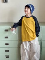 【90-160】Tシャツ 配色 切り替え プリント カジュアル 男の子 - 画像 (3)