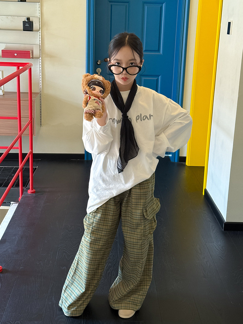 O1CN01aVS1Ml1hfk93x06Fq_2552174305-0-cib.jpg 【90-160】長袖Tシャツ 女の子 シンプル ゆったり 着せやすい - 画像 (1)