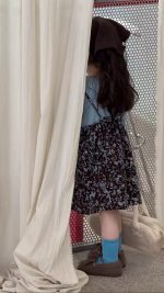 【80-140】キャミワンピースorインナー 女の子 おしゃれ デイリー使い 花柄 - 画像 (8)