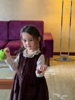 【90-140】ワンピース インナー 女の子 コーデュロイ ガーリー - 画像 (10)