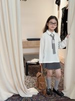 【100-170】トップスorスカート 女の子 折り襟 コンサバ風 - 画像 (3)