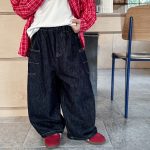 【90-160】パンツ 男の子 デニム 無地 シンプル - 画像 (7)